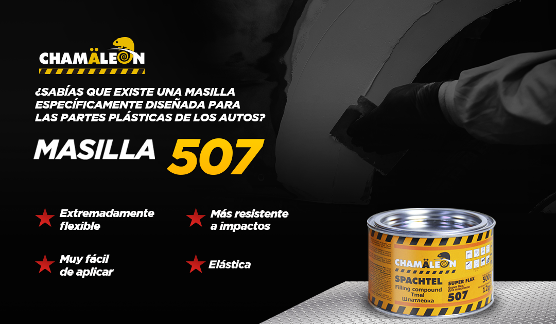¿Sabias que existe una masilla diseñada para las partes plasticas de los autos?