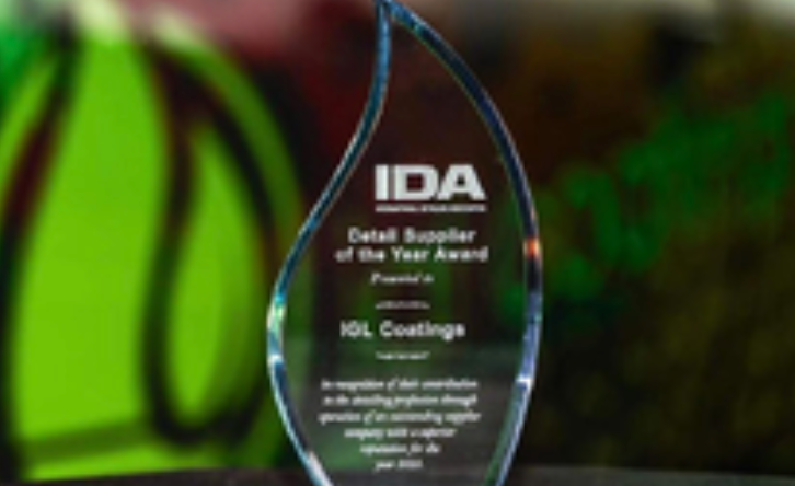 ¡IGL Coatings recibe el premio de Proveedor de detailing del año IDA 2023!