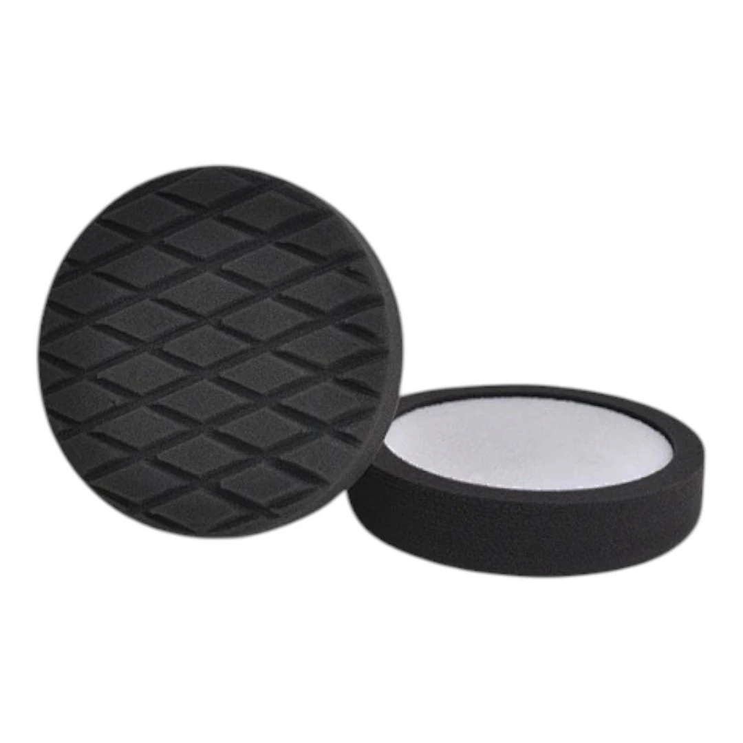 Pomo espuma Diamante 7 pulgadas media cara para pulido automotriz profesional.