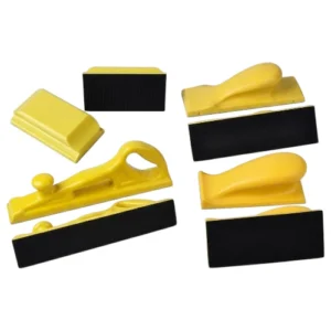 Lijador manual en varios tamaños con base velcro y stick para repintado.